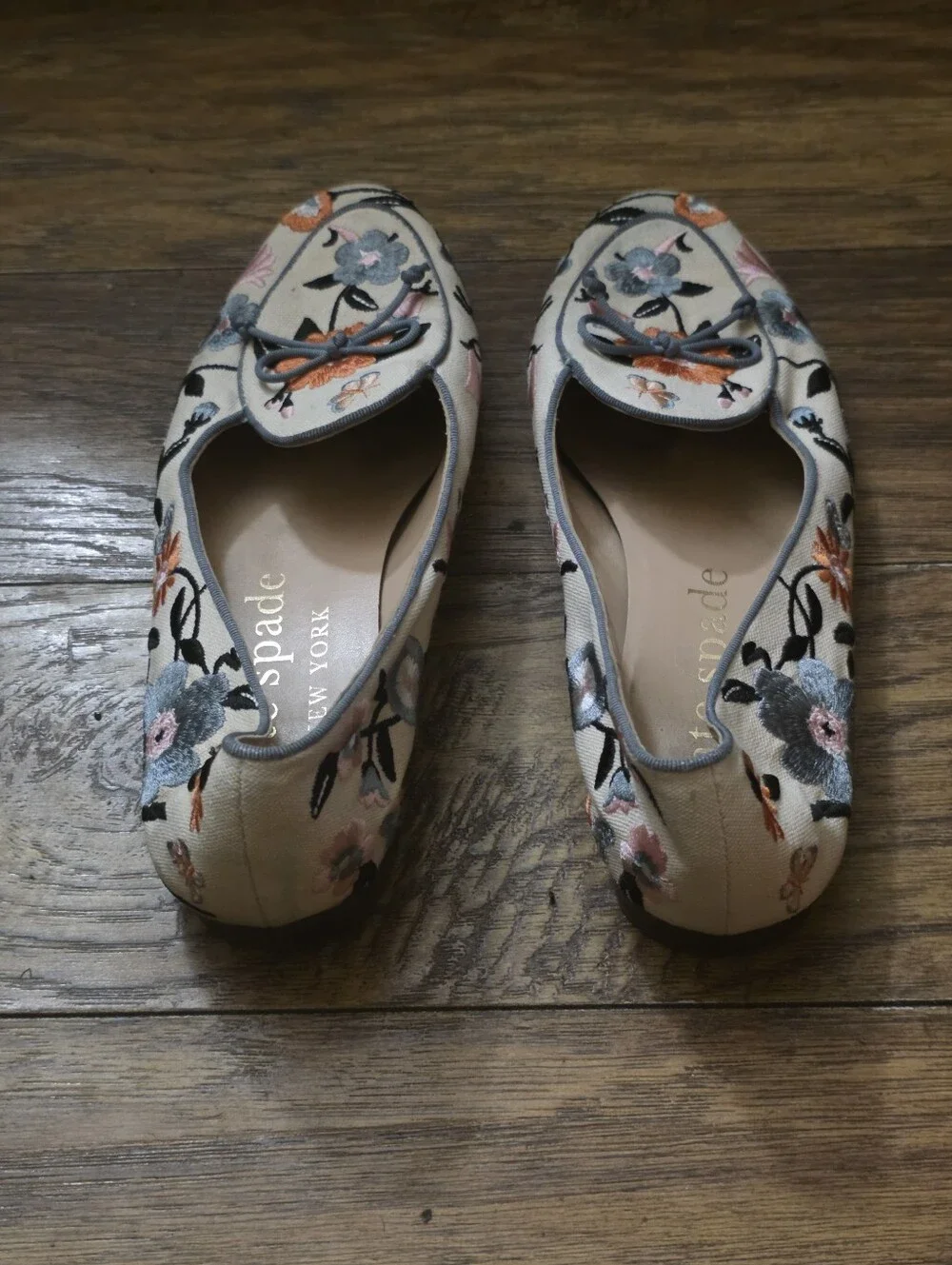kate spade cream ballet